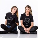 Dame T-shirt til bedste venner B306 2