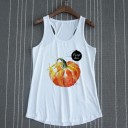 Dame tanktop med frugtprint 14