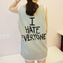 Dame tanktop med print A1211 3