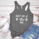 Dame tanktop med sjovt print A1324 5