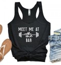 Dame tanktop med sjovt print A1324 1