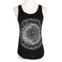Dame tanktop med solprint 1