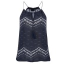 Dame tanktop, mørkeblå 2