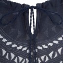 Dame tanktop, mørkeblå 3
