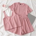 Dame tanktop, t-shirt og shorts 5