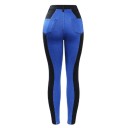 Dame tofarvede jeans - Blå-sort 2