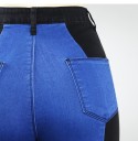 Dame tofarvede jeans - Blå-sort 8