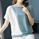 Dame tofarvet bluse Brita 4