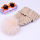 Dame vinterhue med pompon Charlotte 2