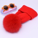 Dame vinterhue med pompon Charlotte 6