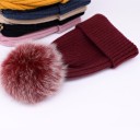 Dame vinterhue med pompon Charlotte 10