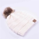 Dame vinterhue med pompon J2863 9