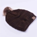 Dame vinterhue med pompon J2863 8