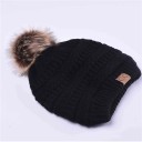 Dame vinterhue med pompon J2863 4