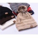 Dame vinterhue med pompon J2863 5