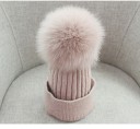 Dame vinterhue med pompon J3007 30