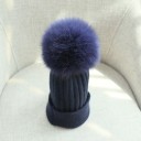 Dame vinterhue med pompon J3007 28