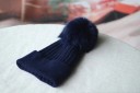 Dame vinterhue med pompon J3007 4