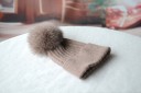 Dame vinterhue med pompon J3007 5