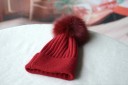 Dame vinterhue med pompon J3007 7