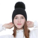 Dame vinterhue med pompon J3007 13