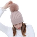 Dame vinterhue med pompon J3007 14