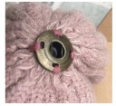 Dame vinterhue med pompon J3007 23