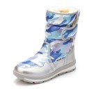 Dame vinterstøvler med camouflage 5