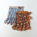 Dame wrap-nederdel med roser 1