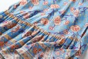 Dame wrap-nederdel med roser 3