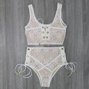 Damebikini med blonder J2378 6