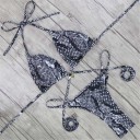 Damebikini med dyreprint 1