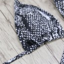 Damebikini med dyreprint 3