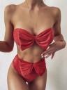 Damebikini med sløjfer 4