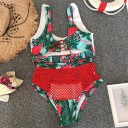 Damebikini med snøredetaljer P449 2