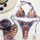 Damebikini med tørklæde 12