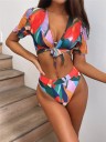 Damebikini og crop top P1291 2