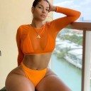 Damebikini og crop top P349 4