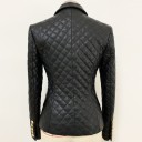 Dameblazer i læder A3068 1