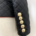 Dameblazer i læder A3068 4