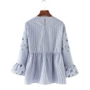 Damebluse med applikationer 3