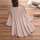 Damebluse med blonde A158 2