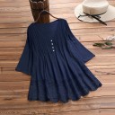 Damebluse med blonde A158 4