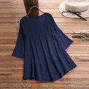 Damebluse med blonde A158 5