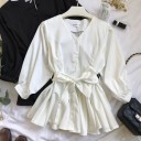 Damebluse med Daisy sløjfe 1