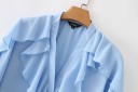 Damebluse med flæser Evelina 2