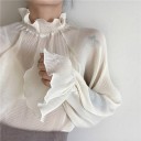 Damebluse med gennemsigtighed Francesca 1