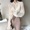 Damebluse med gennemsigtighed Francesca 2