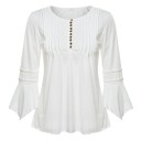 Damebluse med knapper 1