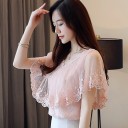 Damebluse med lyserødt print, Jess 3
